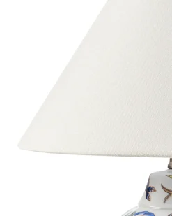 Lampada da tavolo MORACA Porcellana Bianco/Blu
