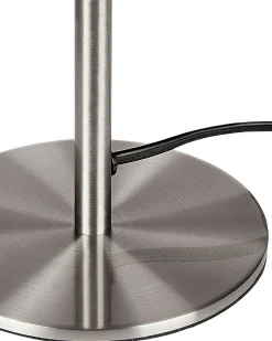 Lampada da tavolo MORUGA Metallo Argento