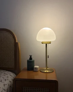 Lampada da tavolo MORUGA Metallo Oro