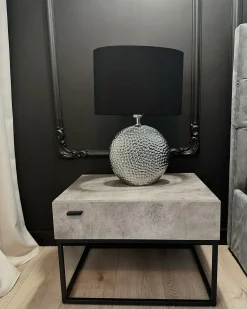 Lampada da tavolo NASVA Ceramica Argento