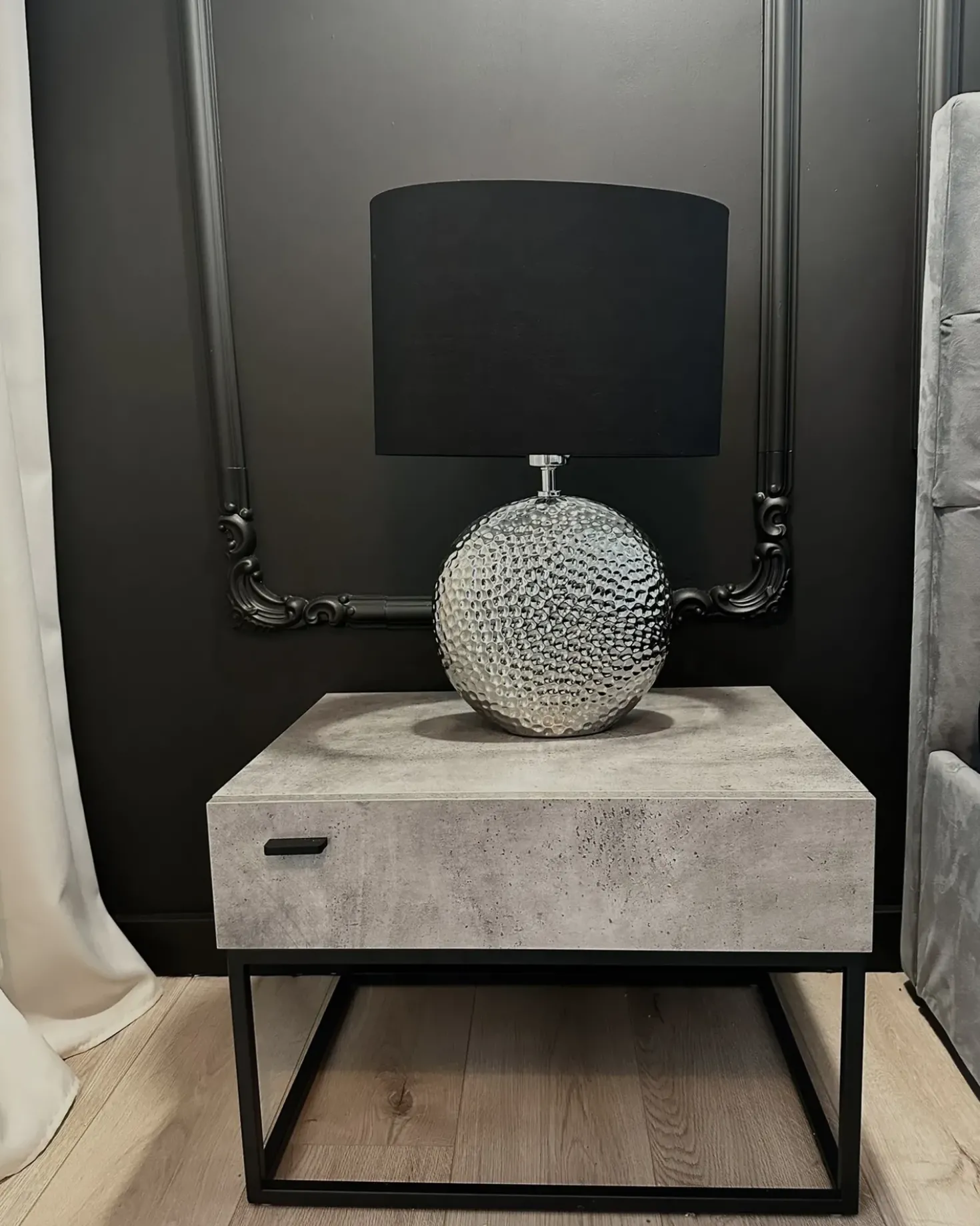 Lampada da tavolo NASVA Ceramica Argento