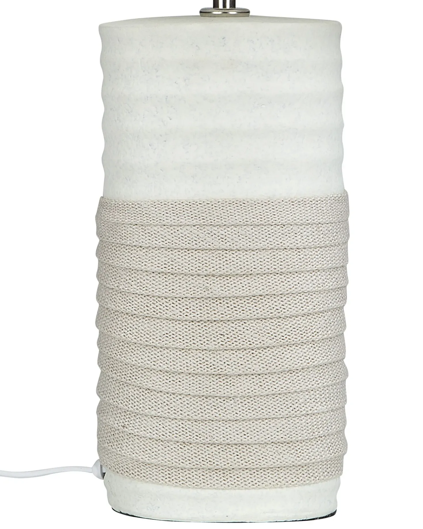Lampada da tavolo NAVIA Porcellana Beige chiaro