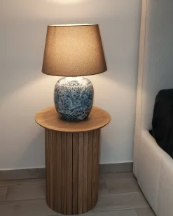 Lampada da tavolo NEIRA Porcellana Marrone