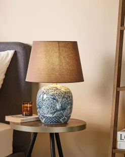 Lampada da tavolo NEIRA Porcellana Marrone