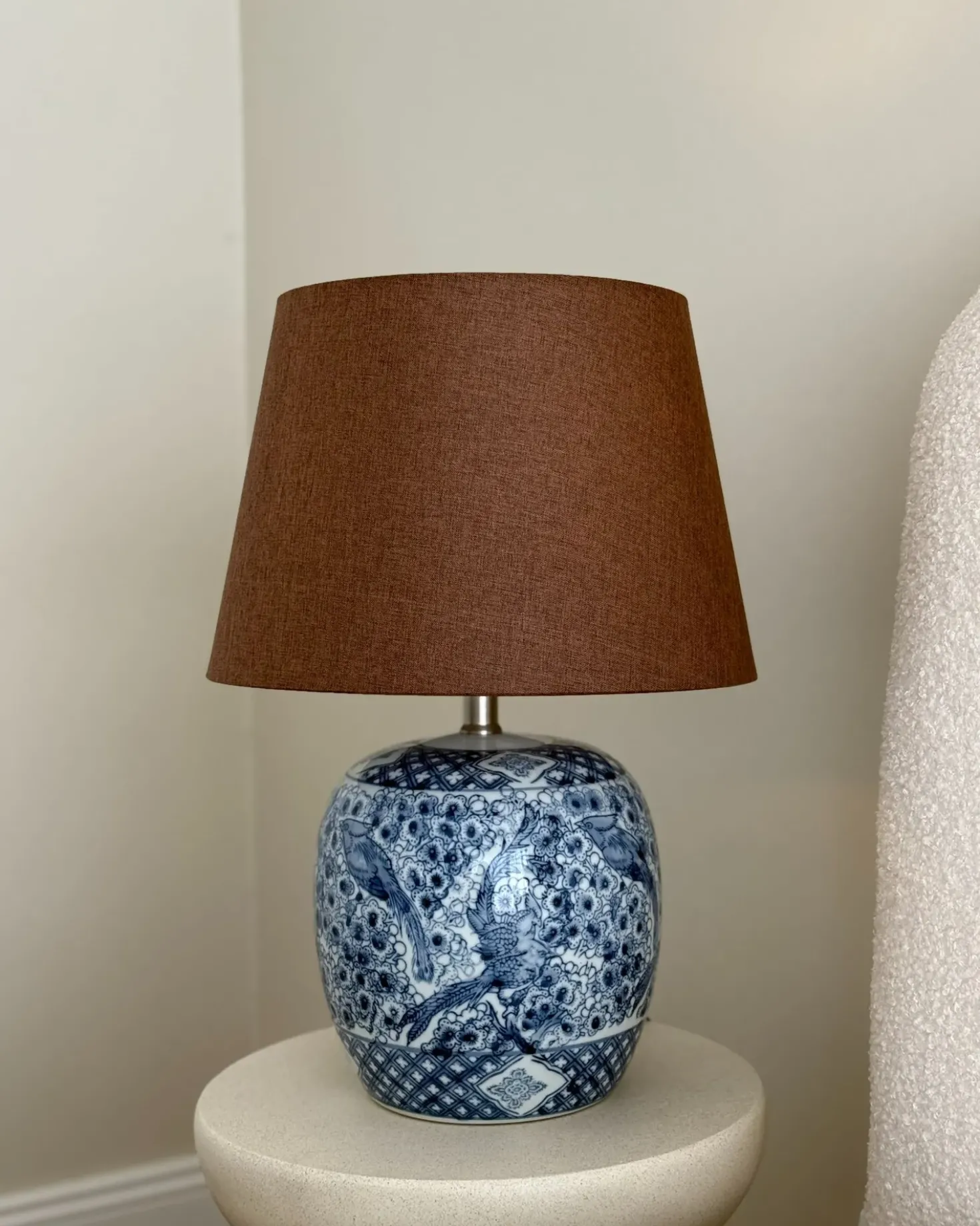 Lampada da tavolo NEIRA Porcellana Marrone