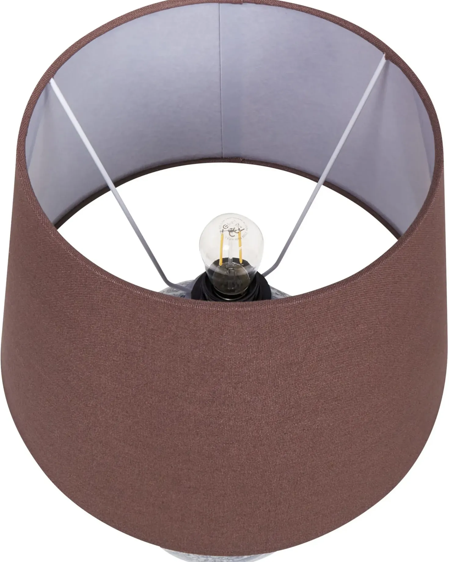 Lampada da tavolo NEIRA Porcellana Marrone