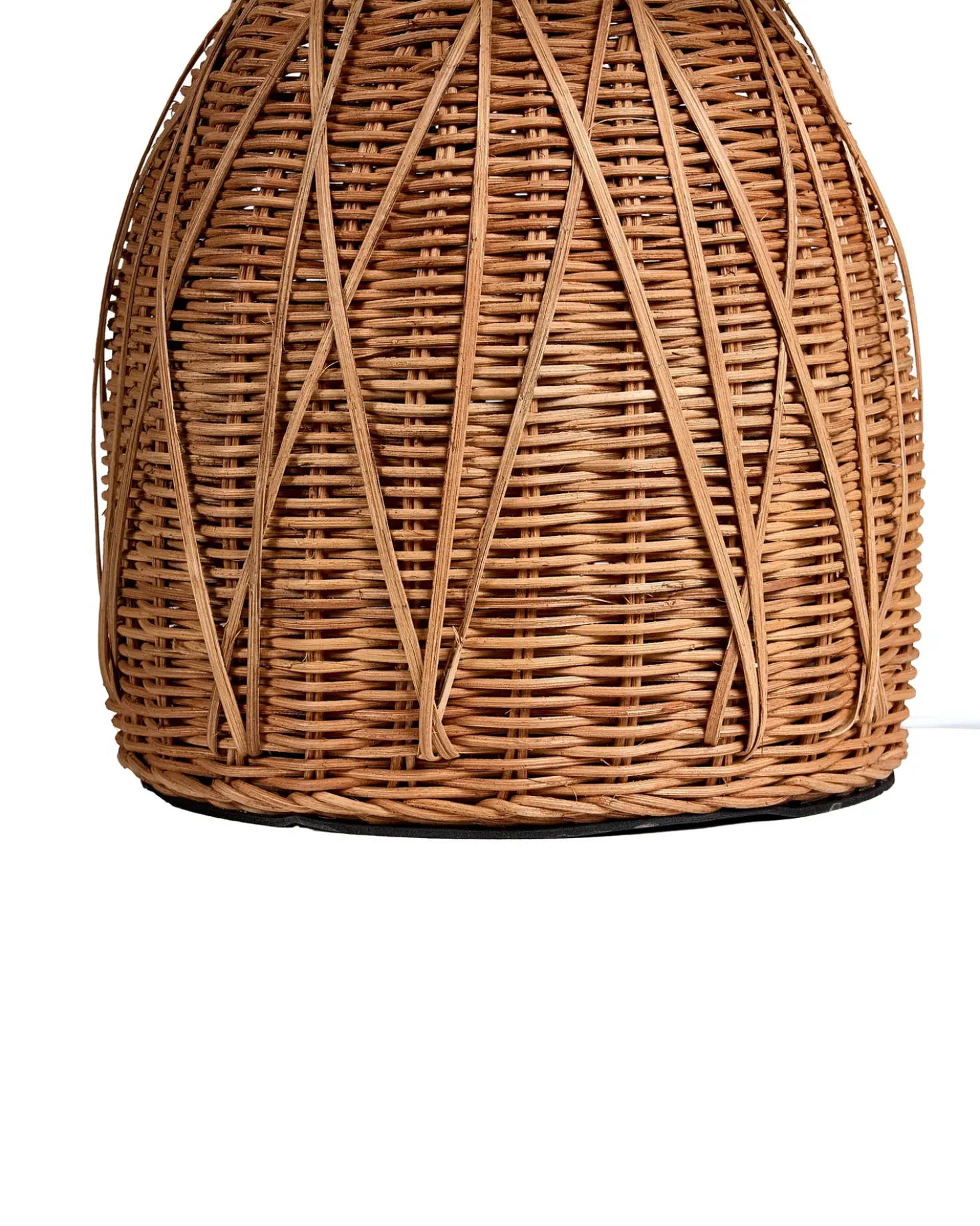 Lampada da tavolo NILWALA Rattan Naturale