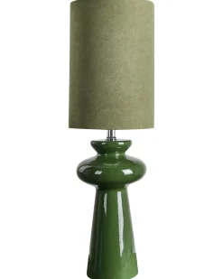 Lampada da tavolo OTEROS Verde oliva