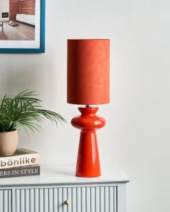 Lampada da tavolo OTEROS Rosso