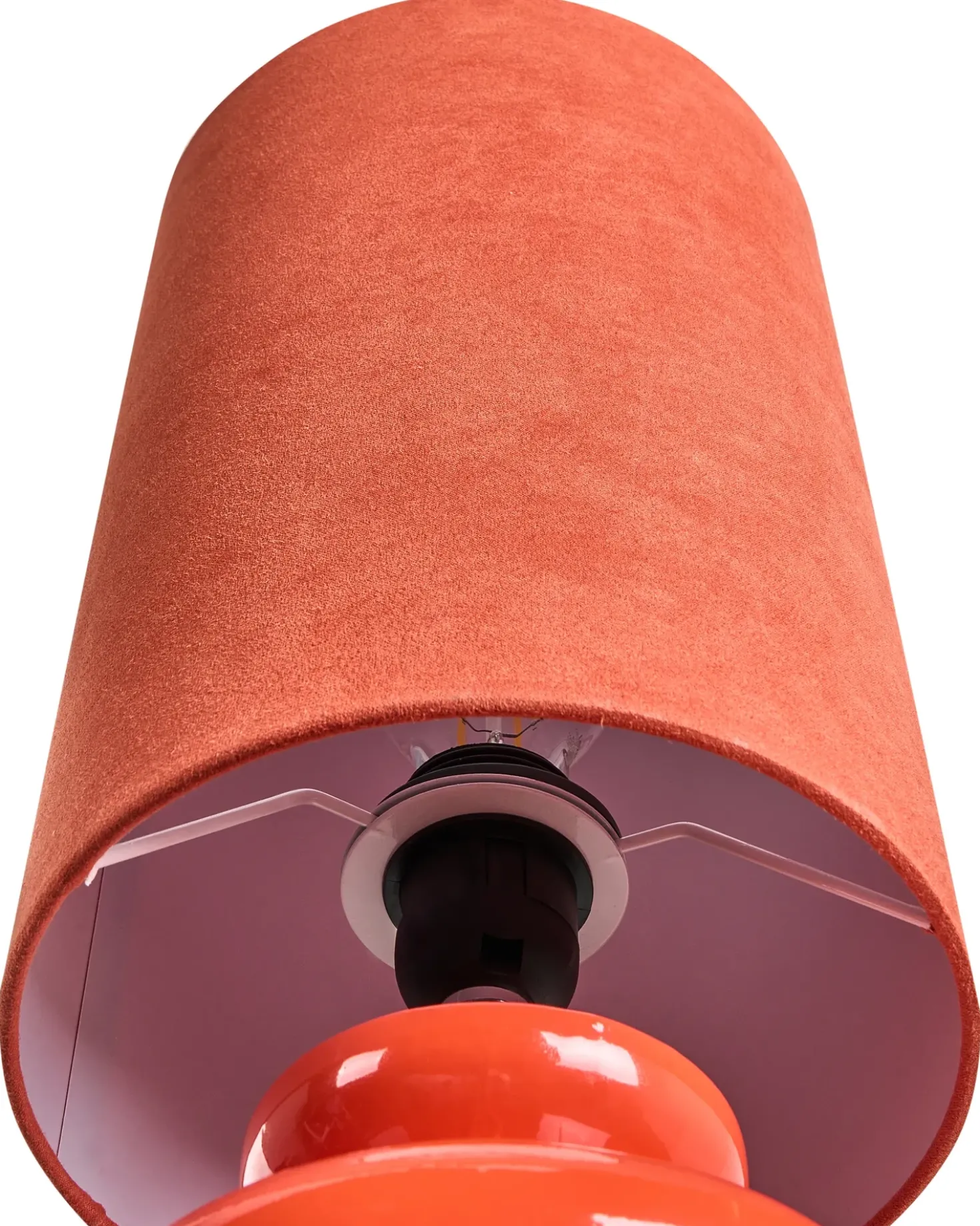 Lampada da tavolo OTEROS Rosso