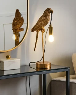 Lampada da tavolo Pappagallo SINATRA Oro