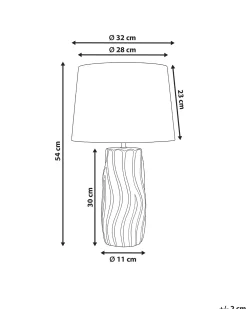 Lampada da tavolo PATUCA Ceramica Bianco