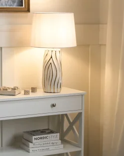 Lampada da tavolo PATUCA Ceramica Bianco