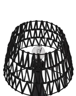 Lampada da tavolo PELLEJAS Legno di mango Nero