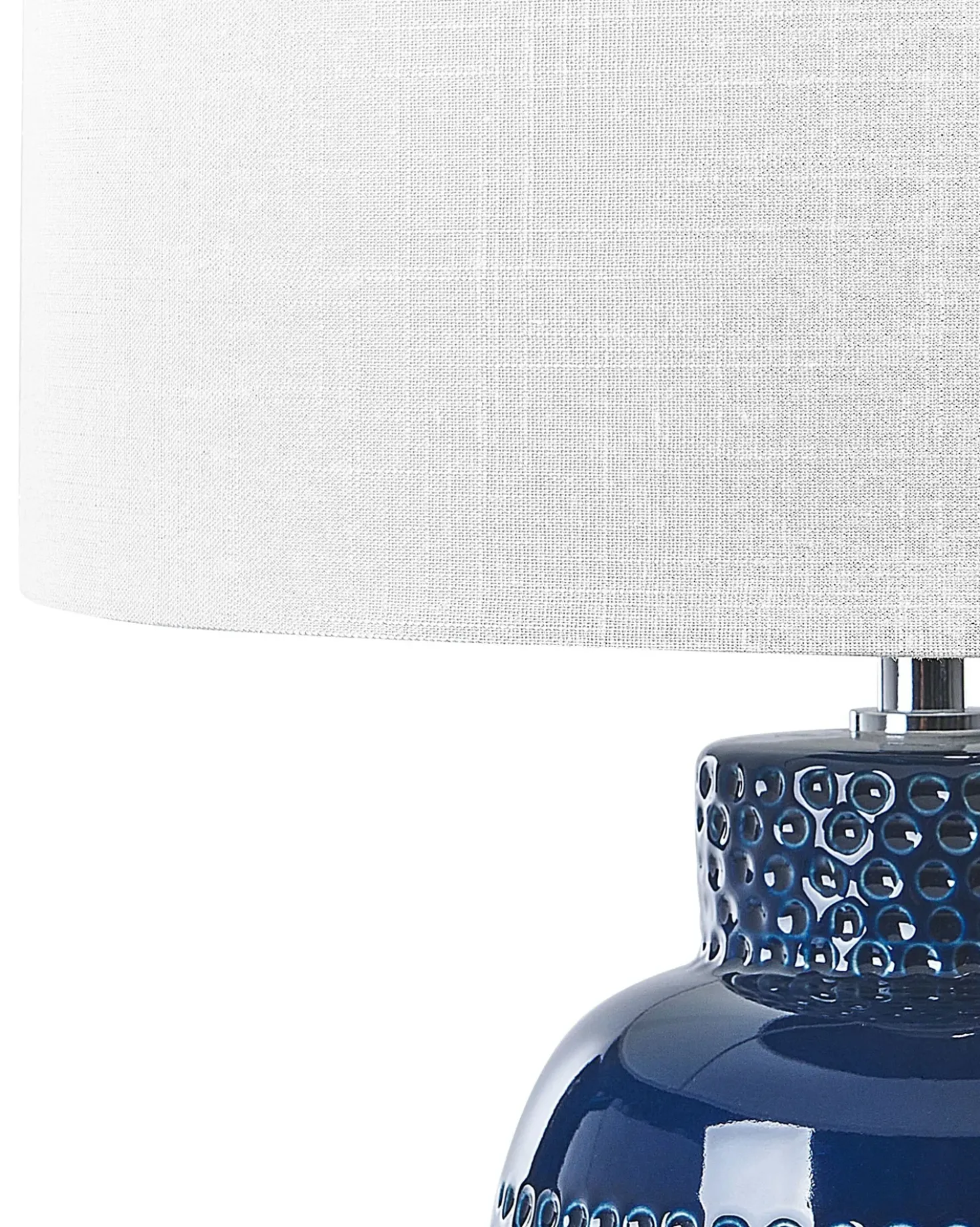 Lampada da tavolo PERLIS Ceramica Blu marino