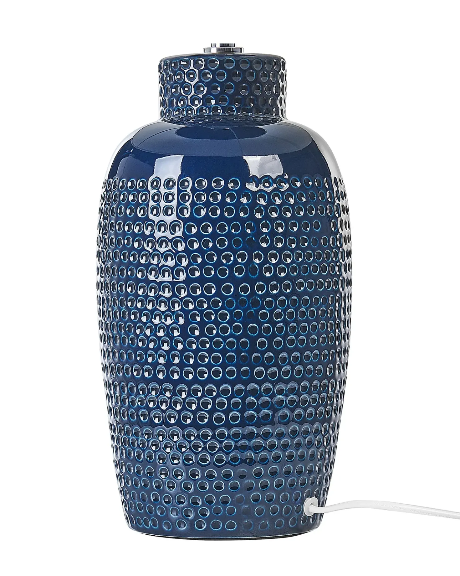 Lampada da tavolo PERLIS Ceramica Blu marino