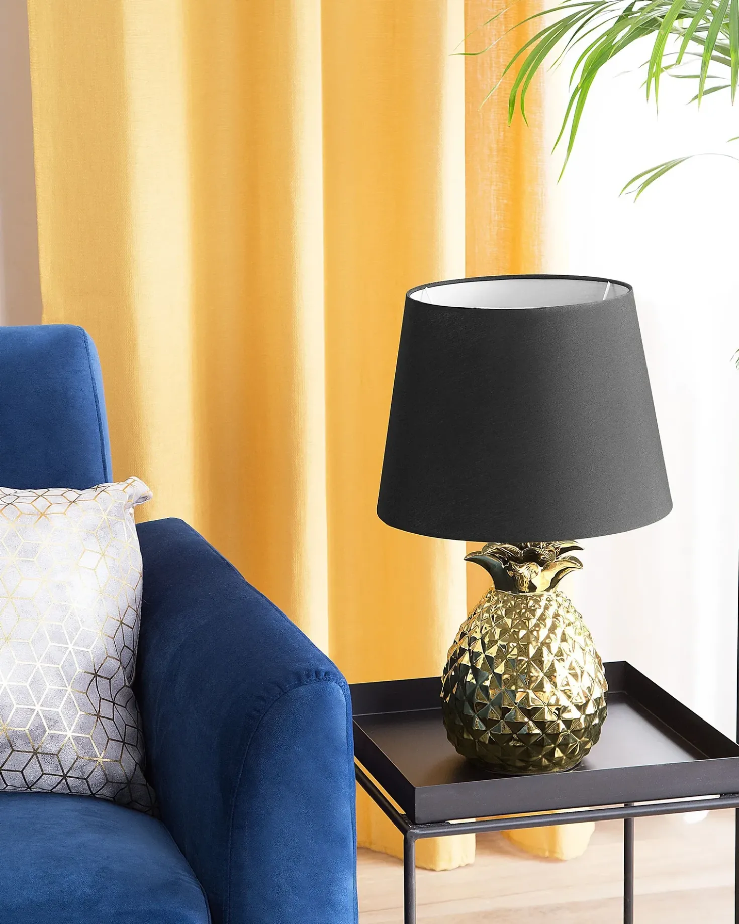 Lampada da tavolo PINEAPPLE Ceramica Oro