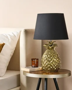 Lampada da tavolo PINEAPPLE Ceramica Oro