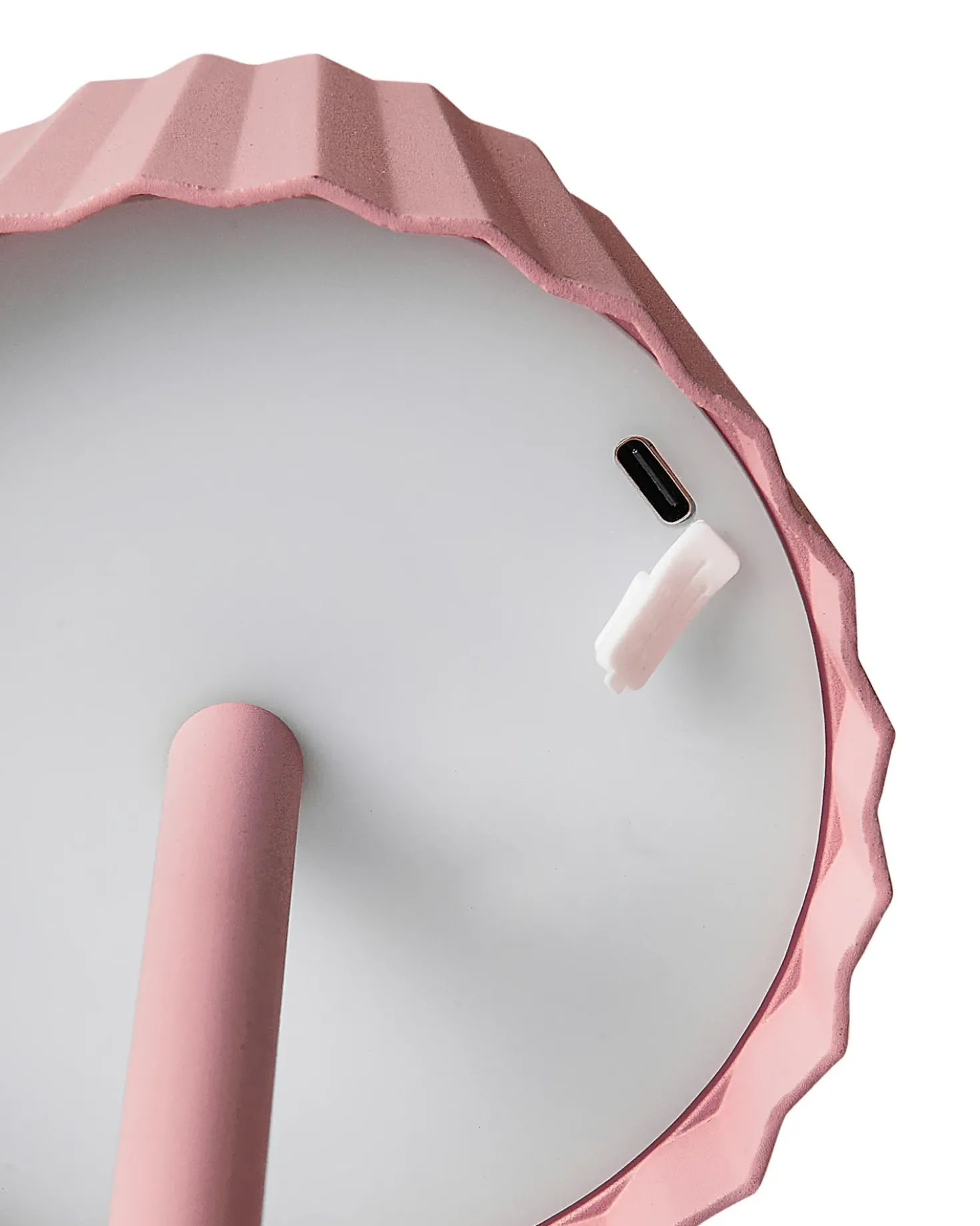 Lampada da tavolo POMBEIRO Metallo Rosa pastello