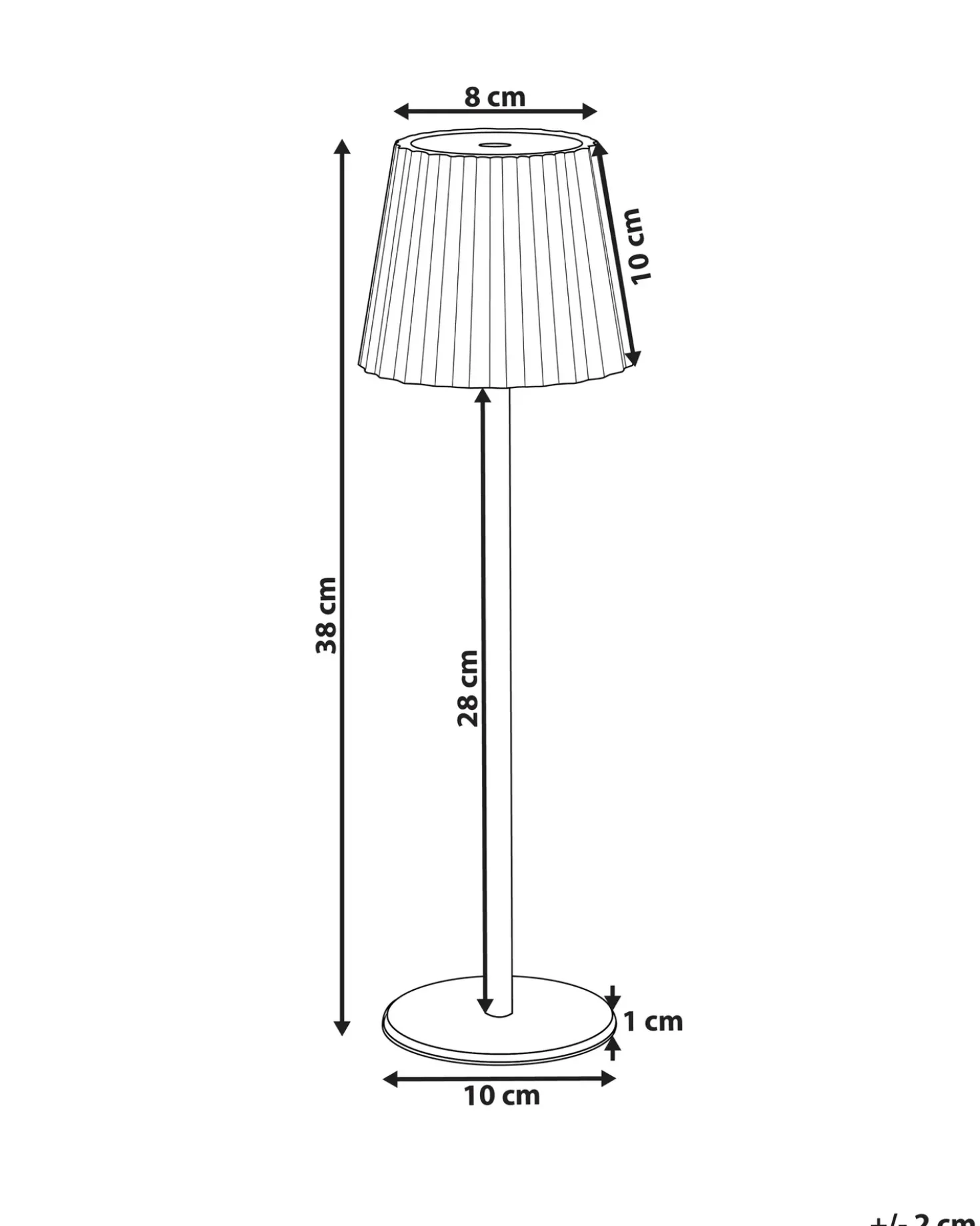 Lampada da tavolo POMBEIRO Metallo Rosa pastello