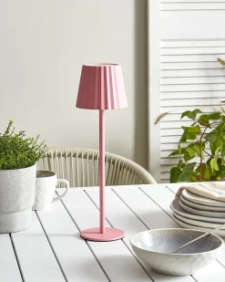 Lampada da tavolo POMBEIRO Metallo Rosa pastello