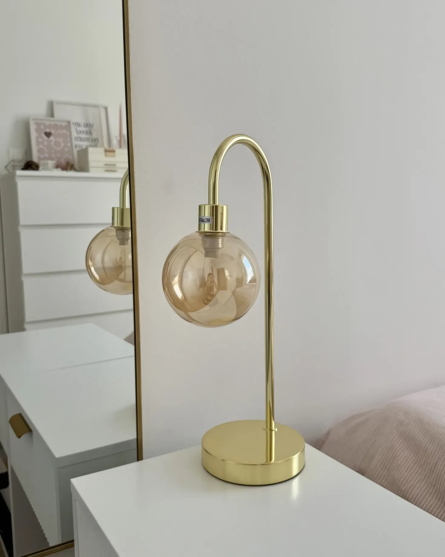 Lampada da tavolo RAMIS Metallo Oro