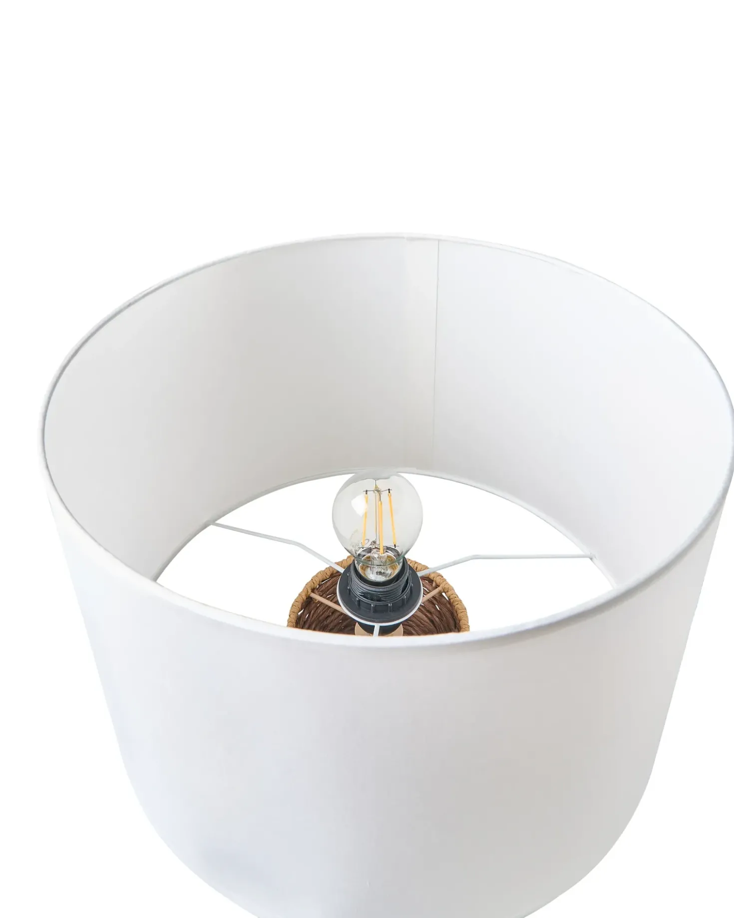Lampada da tavolo RENARD Corda di carta Naturale