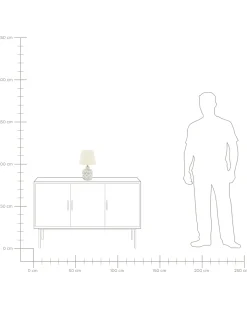 Lampada da tavolo ROSANNA Ceramica Beige