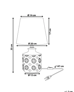 Lampada da tavolo ROSANNA Ceramica Beige