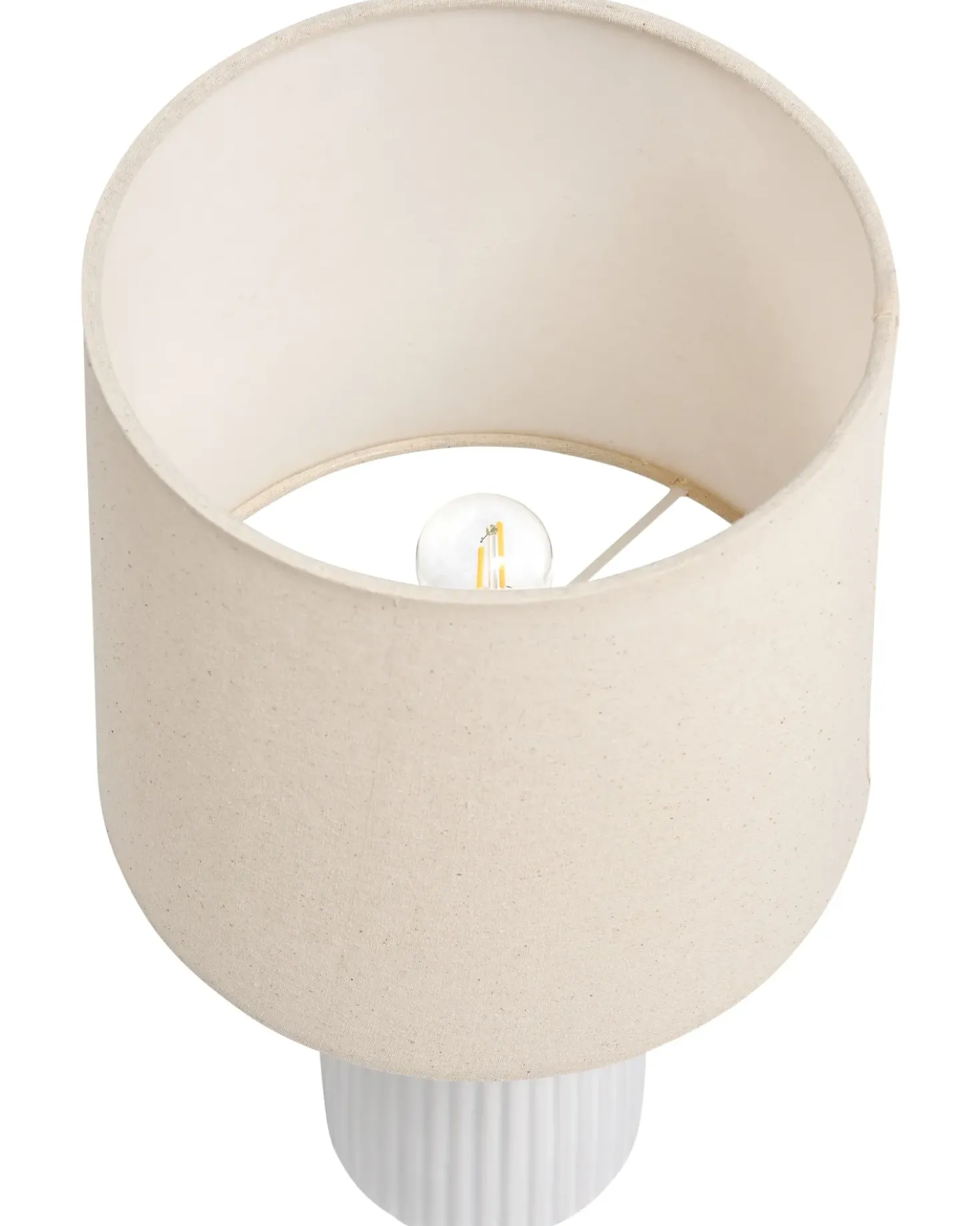 Lampada da tavolo SALIENTE Ceramica Bianco sporco
