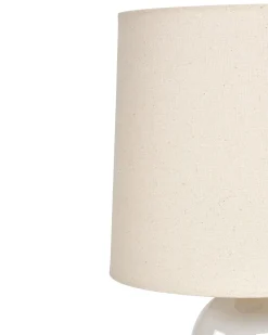Lampada da tavolo SALIENTE Ceramica Bianco sporco
