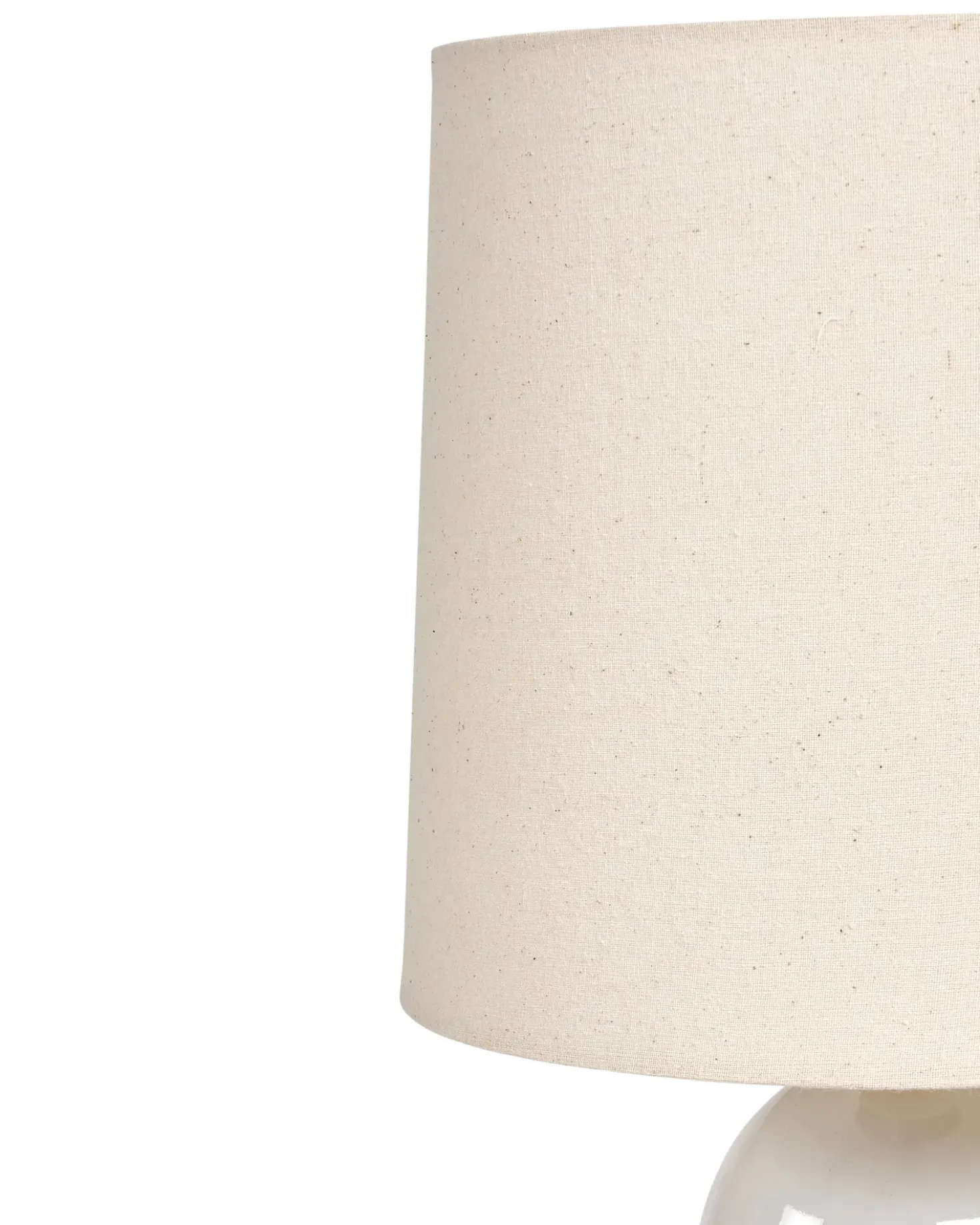 Lampada da tavolo SALIENTE Ceramica Bianco sporco