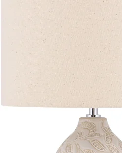 Lampada da tavolo SALZA Ceramica Beige
