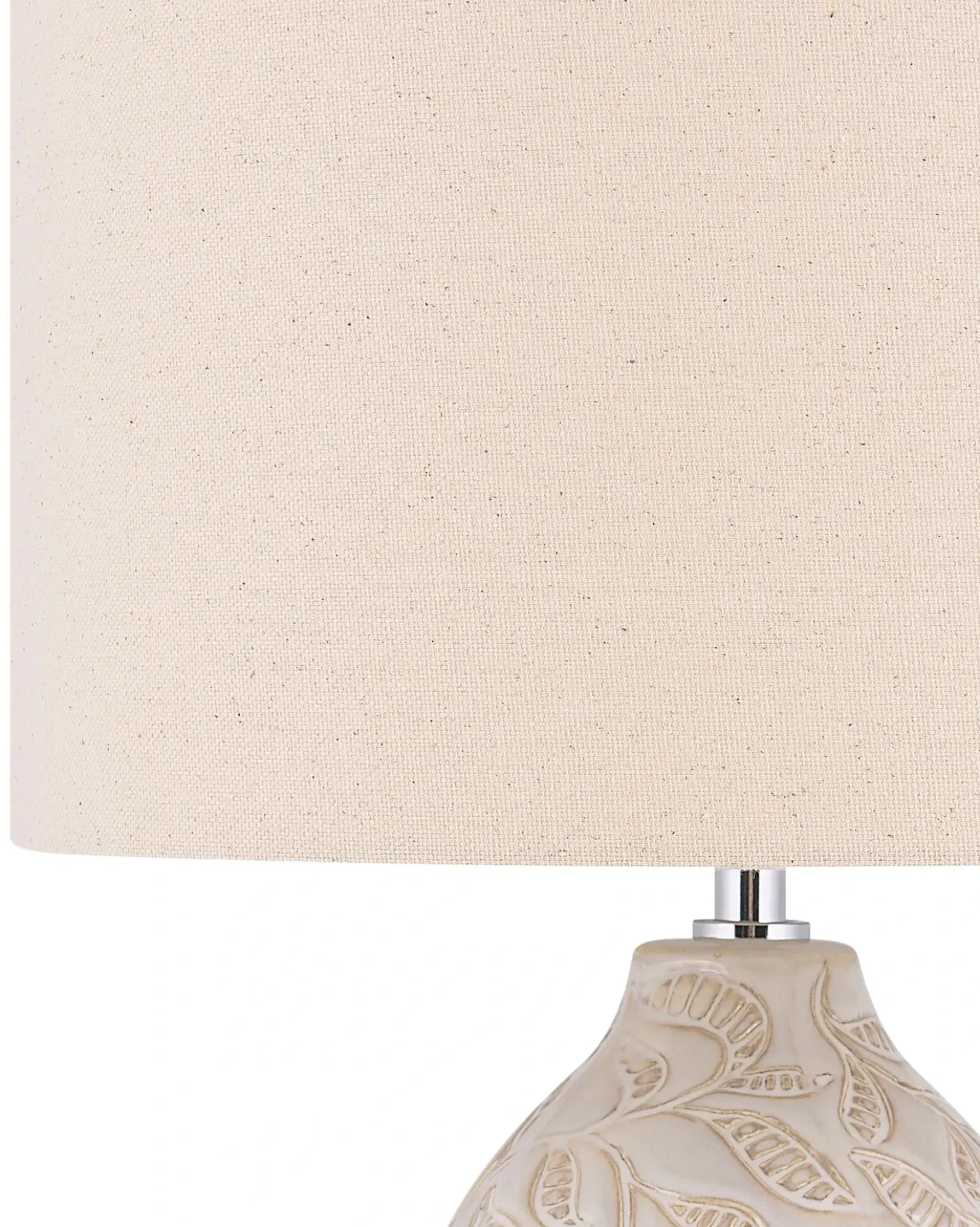 Lampada da tavolo SALZA Ceramica Beige