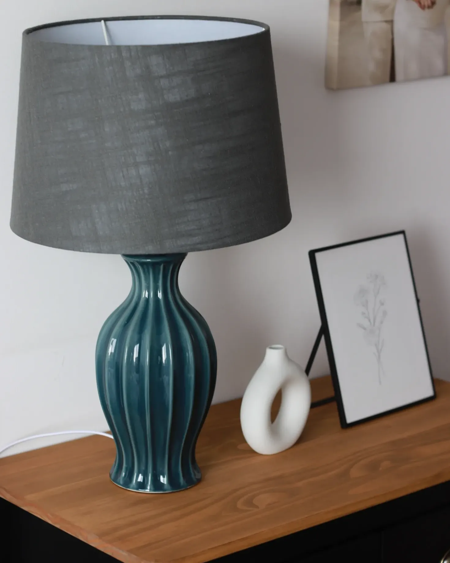 Lampada da tavolo SAMINA Ceramica Verde