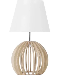 Lampada da tavolo SAMO Marrone/Bianco