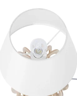 Lampada da tavolo SAMO Marrone/Bianco