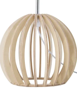Lampada da tavolo SAMO Marrone/Bianco