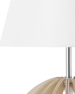 Lampada da tavolo SAMO Marrone/Bianco