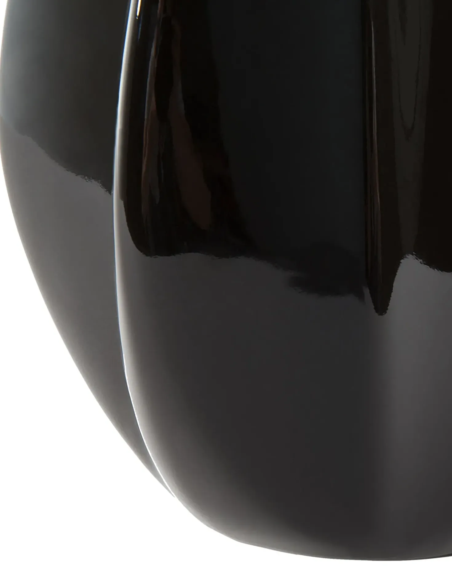 Lampada da tavolo SANTEE Porcellana Nero