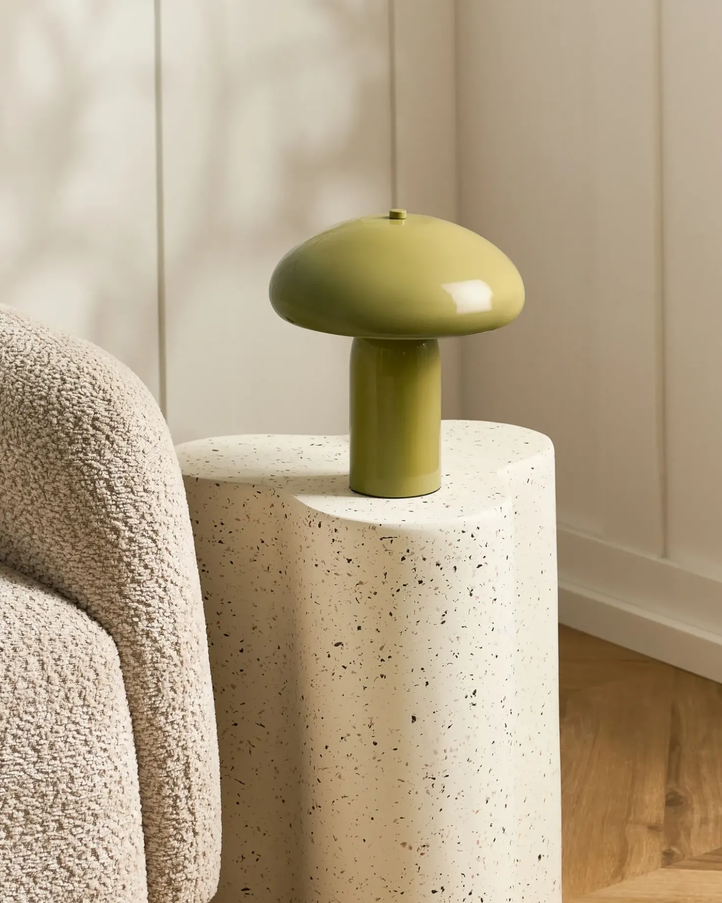 Lampada da tavolo SANYA Metallo Verde chiaro