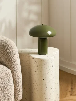 Lampada da tavolo SANYA Metallo Verde scuro