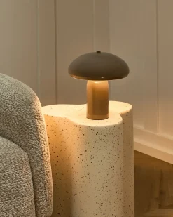 Lampada da tavolo SANYA Metallo Beige
