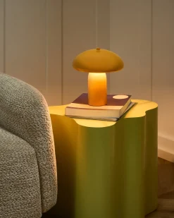 Lampada da tavolo SANYA Metallo Giallo