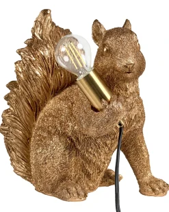 Lampada da tavolo Scoiattolo PINOLI Oro