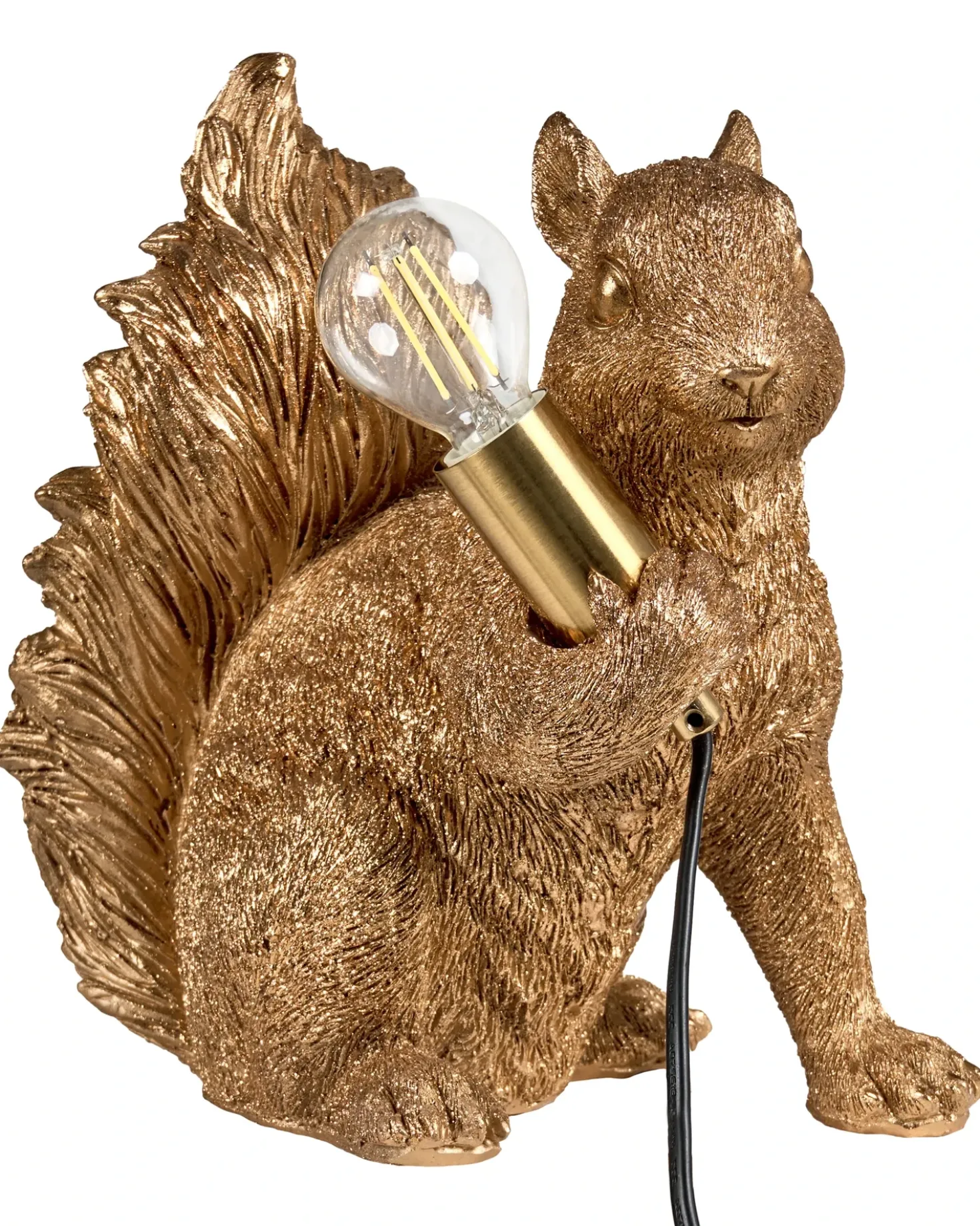 Lampada da tavolo Scoiattolo PINOLI Oro