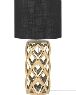 Lampada da tavolo SELJA Ceramica Oro