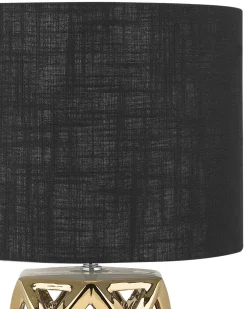 Lampada da tavolo SELJA Ceramica Oro