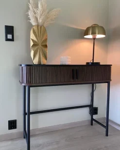 Lampada da tavolo SENETTE Metallo Nero/Oro
