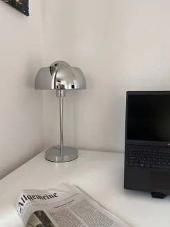 Lampada da tavolo SENETTE Metallo Argento